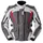 Textiljacke Grau/Rot/Weiß L
