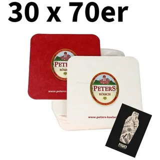 Peters Bierdeckel Peters Kölsch Bierdeckel XXL Angebot 5 Blöcke mit insgesamt 2000 Bi