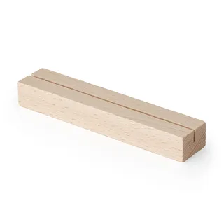 Metrie | Kartin-15BA2 Holz-Kartenhalter, 1 Nut, Reinbuche | 15 cm