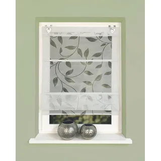Home Wohnideen Magnetrollo Bambus 130 x 60 cm grau