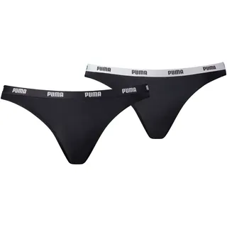 Puma Bikini Slips 2 St. Schwarz L