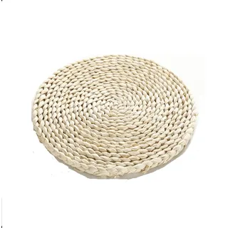 Miya 3er Set Tischset Durchmesser 40 cm Tischuntersetzer rund Natur