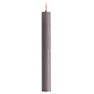Deluxe Homeart Stabkerze 24 cm 2 St. grau