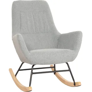 MCW Schaukelstuhl N13 Polyester 320 g/m2 75 x 100 x 80 cm grau-grün
