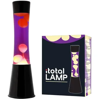 I-TOTAL - Flüssige Lavalampe 40 CM (Lila Gelb Gravity)