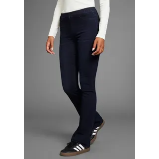 Arizona Jeansjeggings Bootcut mit leichtem Thermo Effekt High Waist blau 40