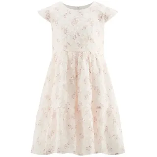 happy girls Kleid mit floralen Allover-Details, Offwhite, 128