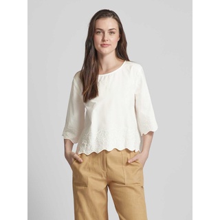 Blusenshirt mit 1/2-Arm in lockerer Passform, Offwhite, XL