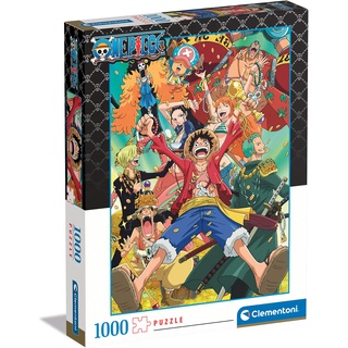 Clementoni One Piece Film Red Puzzle 1000 Teile-Legespiel für Manga & Anime Fans-für Erwachsene und Kinder, 39726