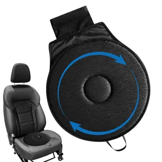 Autositzkissen, Drehbares Sitzkissen, 360° Drehscheibe Auto Drehsitzkissen, Drehkissen Für Autositz Senioren, Rotierendes Sitzkissen, Einstiegshilfe 360 Kissen Rutschkissen Rollstuhl Auto Drehkissen