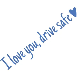 “I Love You” Rückspiegelaufkleber, Drive Safe Aufkleber | Auto Windschutzscheiben-Buchstaben-Aufkleber, Miniatur-Auto-Aufkleber, wasserdicht für Autospiegel, Autozubehör
