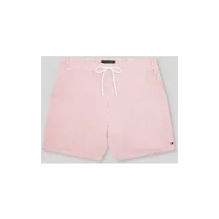 Regular Fit Badehose mit Label Stitching, Rot, XL