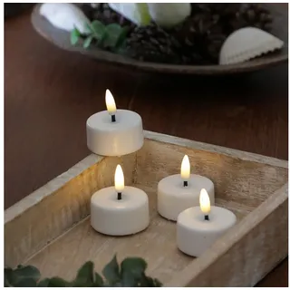 283 LED Mini Teelichter Mia 3,5 cm 4 St. weiß