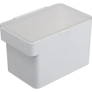 Yamazaki 5611 TOWER Pet Food Container (3,5 kg), white, ABS Resin/Silicone, 30 x 19.7 x 19.2 cm