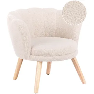 Beliani Kindersessel, Beige, Textil, 60x54x54 cm, Kinderzimmer & Jugendzimmer, Kindermöbel, Kindersitzmöbel & Kindertische, Kindersessel & Kindersofas
