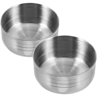 Ciieeo 2stücke Edelstahl Cocktail Shaker Deckel Anti-spritz Tassenabdeckung Passend Für Shaker Und Saftbecher Langlebig Und Wiederverwendbar Für Barzubehör Und Partys