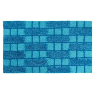 Teppich »Badteppich Badvorleger DALIA 60 x 100 cm, türkis«, Sanwood