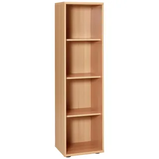 MÖBELPARTNER Serie 4000 Aktenregal 40 x 153 x 40 cm buche