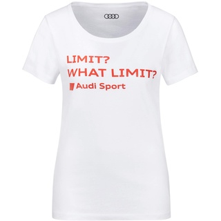 Audi Sport T-Shirt, Damen, weiß, XL