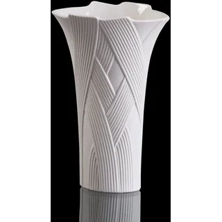 Goebel Kaiser Porzellan Hacienda Vase aus Biskuitporzellan, in der Farbe Weiß, Maße: 25 x 16cm, 14-000-66-5