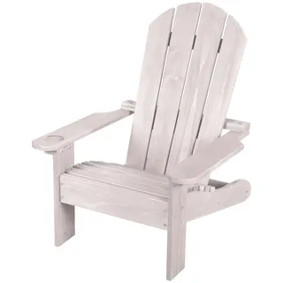 roba Outdoorstuhl Deck Chair 51 x 51 x 60 cm grau