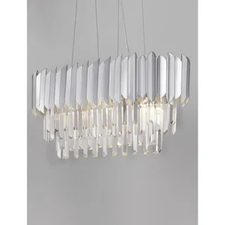 Nova Luce Magnolia 5-flg. 60 cm oval Chrom
