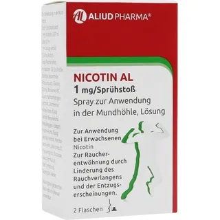 ALIUD PHARMA GmbH Nicotin AL 1 mg/Sprühstoß Spray 2 St.