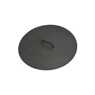 CookKing Deckel für Feuerschale 80 schwarz Stahl B/T: ca. 80,5x80,5 cm - schwarz