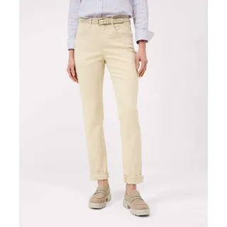 5-Pocket-Jeans BRAX "Style CAROLA" Gr. 46K (23), Kurzgrößen, beige Damen Jeans 5-Pocket-Jeans