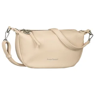 Bruno Banani Schultertasche Amalfi, abnehmbarer Schulterriemen Handtasche Damen in modischer Form beige
