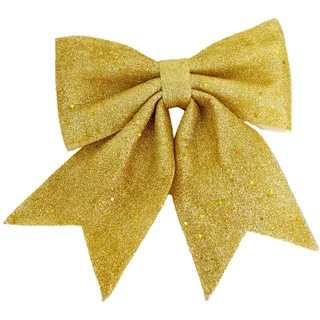 Weihnachtsbaumspitze, Anhänger Mit Schleife – Xl Gold