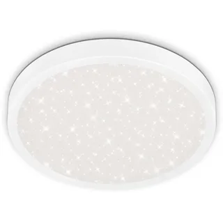 Briloner LED Deckenleuchte Runa Ø 38 cm, Metallrahmen weiß,