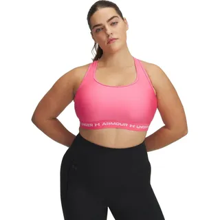 Under Armour Crossback Mid Bra& super pink white 3X