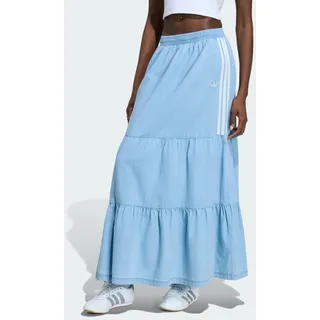 adidas Maxirock Damen Gestreift Blau/Weiß 32