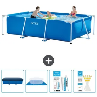 Rechteckiger Frame Pool - 300x200x75 cm - 5-teilig S22350 - Blau
