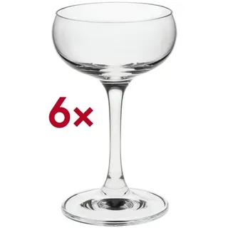 Rona Likörschale Cordial saucer 06 Mondo 75 ml ungeeicht 6 Stück transparent, 11 cm