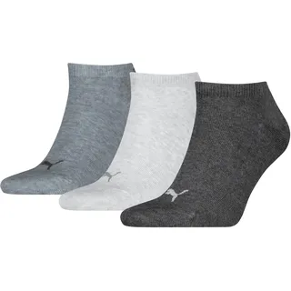 Puma Sneakersocken 3 Paar Grau 35-38