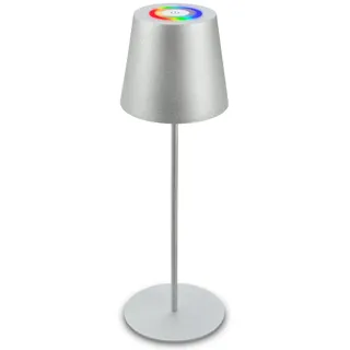 Briloner Tischleuchte Silberfarbig