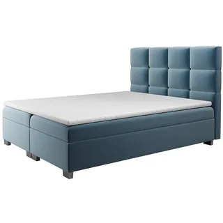 beautysofa KANADA 160 x 200 cm Blau