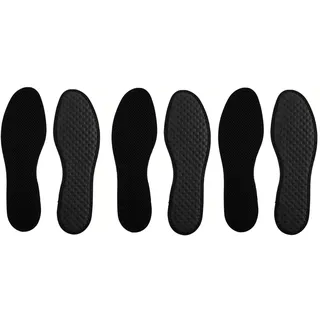 Berckland 3er Pack Sport–Made in Germany-Barfußsohle mit Aktivkohle und Latexdämpfung Wandersohle- Anti-Schweiß - Sporteinlage- Waschbar und Luftdurchlässig Gr. 39 - 39