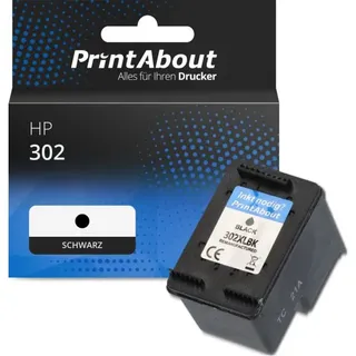 Druckerpatrone kompatibel mit HP 302 (F6U66AE) - Schwarz