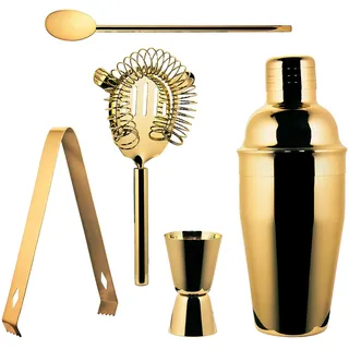 BUTLERS 5tlg. Cocktailset 550 ml Edelstahl - Manhattan Lounge