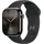 GPS + Cellular 46 mm Titangehäuse schiefer Sportarmband schwarz S/M