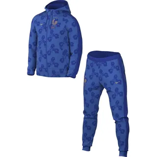 Nike Herren Trainingsanzug France Sportswear Ce Trk Suit Hd Wvn, Royal Blue/Bright Blue/Club Gold, FJ7297-463, S