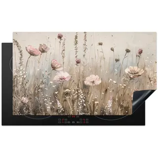 onlywow Herdabdeckplatte 90 x 52 cm Beige