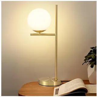 ZMH Tischleuchte Wohnzimmer Industrial Nachttischlampe - Modern mit Schalter, ohne Leuchtmittel, Nachttischleuchte E27 Vintage Kabel 1,5M für Schlafzimmer