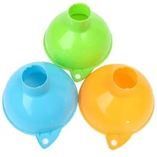 Trichter für den Haushalt, Kunststoff, groß, breite Öffnung, Weinfüllwerkzeug, Einmachtrichter, Flüssigkeit, Öl, Wasser, Heimbedarf, Küche, Barzubehör, zufällige Farbe, 1 Stück