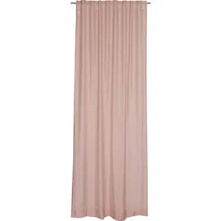 Schöner Wohnen Vorhang "Solid" Gr. 1, rosa (rosa, rosé), B:130cm H:250cm, Jacquard, Polyester, SCHÖNER WOHNEN-KOLLEKTION, Gardinen, im zeilosen, unifarbenen Look