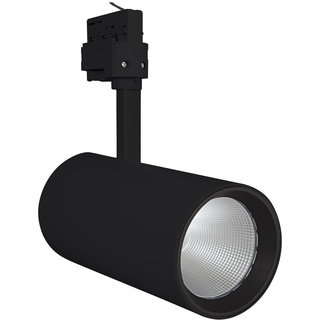 LEDVANCE LED Stromschienen-Spotlight | Leuchte für Innenanwendungen | Kaltweiß | 95,0 mm x 297,0 mm | TRACKLIGHT SPOT D95 55W Black