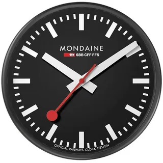 Mondaine Bahnhofsuhr 25,0 A990.Clock.64SBB schwarz